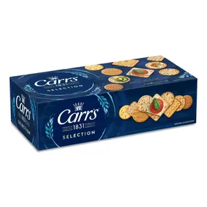 Bánh Quy Giòn Hỗn Hợp Nhiều Loại, Selection, Crackers & Biscuits (200g) - CARR'S