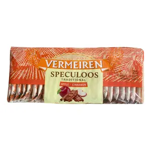 Bánh Quy Táo Quế, Traditional Speculoos, Apple & Cinnamon, 25 Cái (137g) - VERMEIREN