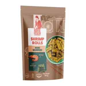 Chả Giò Tôm Rong Biển, Shrimp Rolls, Nori Seaweed (100g) - NONYA EMPIRE
