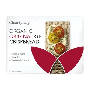 Bánh Lúa Mạch Giòn Hữu Cơ, Organic Original Rye Crispbread (200g) - CLEARSPRING