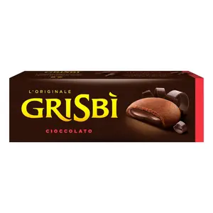 Bánh Quy Nhân Kem Socola, Grisbì, Cioccolato, Biscuits Filled with Chocolate Cream, 4.76 oz (135g) - MATILDE VICENZI