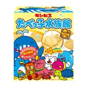 Bánh Quy Hình Sinh Vật Biển Vị Socola Trắng, Aquarium White Chocolate Biscuits (50g) - GINBIS TABEKKO