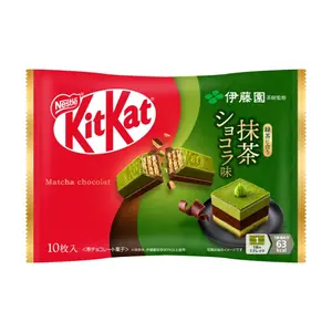 Bánh Xốp Phủ Socola Trà Xanh, Wafer Fingers in Matcha Chocolat, 10 Thanh (127g) - KITKAT