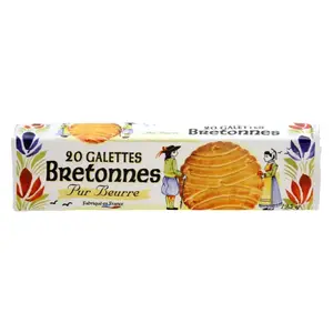 Bánh Quy Bơ, 20 Galettes Pur Beurre (125g) - BRETONNES