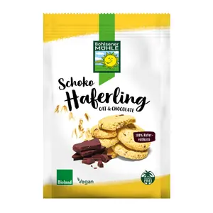 Bánh Quy Yến Mạch Socola Hữu Cơ Thuần Chay, Schoko Haferling, Oat & Chocolate (125g) - BOHLSENER MUHLE