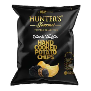 Khoai Tây Chiên Vị Nấm Truffle, Hunter`s Gourmet Truffle Collection, Hand Cooked Potato Chips, Black Truffle (40g) - HUNTER FOODS