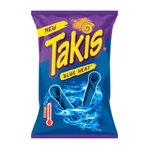 Bánh Ngô Giòn Vị Cay, Blue Heat, Seasoned Chilli & Lime Flavour Corn Snack (100g) - TAKIS