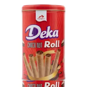 Bánh Ống Xốp Vị Socola Đậu Phộng, Wafer Roll, Choco Nut, 10.58 oz (300g) - DEKA