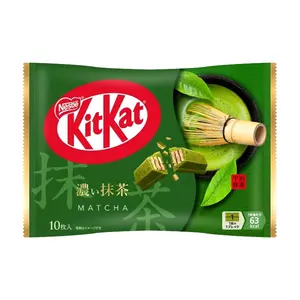 Bánh Xốp Phủ Socola Trà Xanh, Wafer Fingers, Matcha, 10 Thanh (113g) - KITKAT