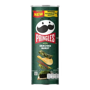 Khoai Tây Chiên Vị Rong Biển, Potato Crisps, Japanese-Style Nori Seaweed Burst (102g) - PRINGLES