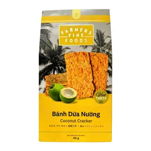 Bánh Dừa Nướng, Coconut Cracker (60g) - FARMERS FINE FOODS