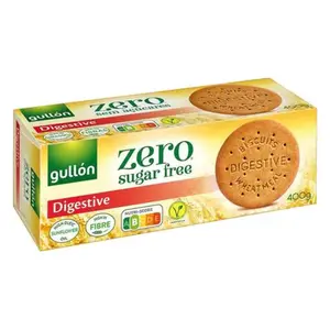 Bánh Quy Không Đường Bột Mì Nguyên Cám, Zero Sugar Free, Digestive Wheatmeal Biscuits, Vegan (400g) - GULLON