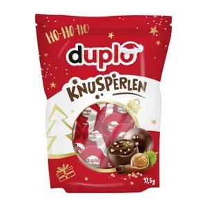 Bánh Phủ Socola Nhân Hạt Phỉ, Duplo, Knusperlen, Hazelnut Chocolate Balls (97.5g) - FERERRO