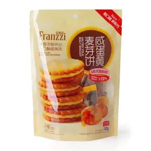 Bánh Quy Mạch Nha Lòng Đỏ Trứng Muối, Salted Yolk Malt Biscuit, 18 Gói (102g) - FRANZZI