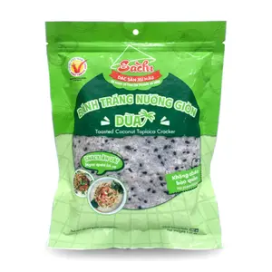 Bánh Tráng Nướng Giòn Dừa, Toasted Coconut Tapioca Cracker, 1.41 oz (40g) - SACHI