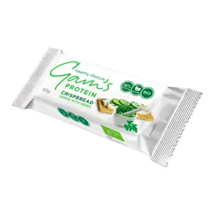 Bánh Giòn Giàu Đạm Hữu Cơ Vị Rau & Thảo Mộc, Organic Protein Crispbread, Veggie with Herbs (50g) - GAM'S