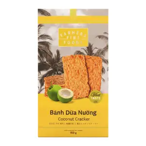 Bánh Dừa Nướng, Coconut Cracker (150g) - FARMERS FINE FOODS