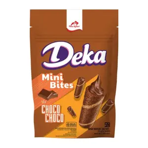 Bánh Ống Xốp Vị Socola, Mini Bites Wafer Roll, Choco Choco, 2.54 oz (72g) - DEKA