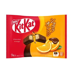 Bánh Xốp Phủ Socola Cam, Mini Wafer Bars, Chocolate Orange, 9 Thanh (104.4g) - KITKAT