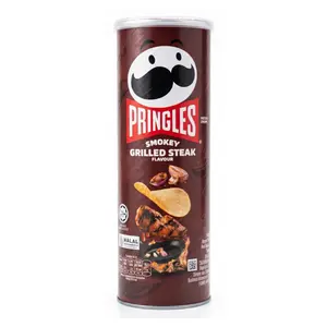 Khoai Tây Chiên Vị Thịt Nướng Xông Khói, Potato Crisps, Smokey Grilled Steak (102g) - PRINGLES