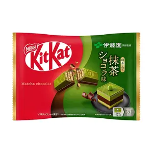 Bánh Xốp Mini Phủ Trà Xanh, Mini Wafer Bars, Itoen Matcha Chocolate, 9 Thanh (104.4g) - KITKAT