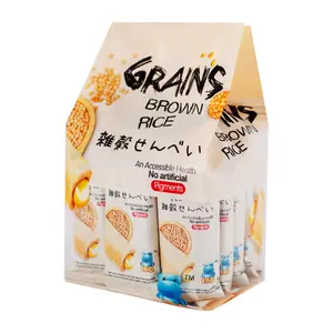 Bánh Ngũ Cốc Vị Nguyên Bản, Grain Brown Rice Cake, Original, 5.3 oz (150g) - I.B.O