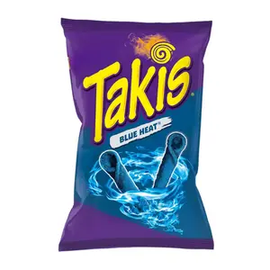 Bánh Ngô Giòn Vị Cay, Blue Heat, Rolled Tortilla Chips (90g) - TAKIS