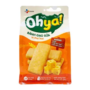 Bánh Gạo Sữa Vị Phô Mai, Ohya, Milk Rice Crackers, Cheese (110.4g) - CJ FOODS