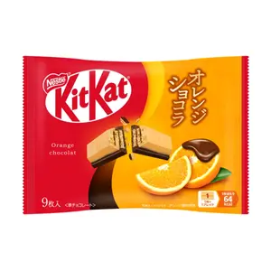 Bánh Xốp Phủ Socola Cam, Mini Wafer Bars, Chocolate Orange, 9 Thanh (104.4g) - KITKAT
