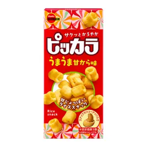 Bánh Gạo Hạt Điều Vị Nước Tương, Pikkara Cashew Rice Snack, Umama Sweet & Spicy Flavor (49g) - BOURBON