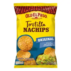 Bánh Ngô Giòn, Tortilla Nachips, Original, Gluten Free (185g) - OLD EL PASO