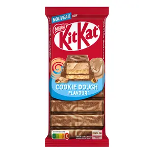Bánh Xốp Phủ Socola Nhân Kem Bánh Quy, Crispy Wafer Coated in Milk Chocolate with Filling, Cookie Dough Flavour (99g) - KITKAT