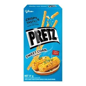 Bánh Que Nướng Vị Bắp Ngọt, Pretz, Biscuit Stick, Sweet Corn (31g) - GLICO