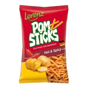 Khoai Tây Chiên Vị Ớt Cay, Pomsticks, Hot & Spicy (85g) - LORENZ