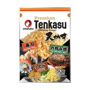 Vụn Bột Tempura Giòn Chiên Sẵn, Premium Tenkasu, Tempura Crisps for Sushi Roll, Okonomiyaki & Udon, 1.76 oz (50g) - OTAFUKU