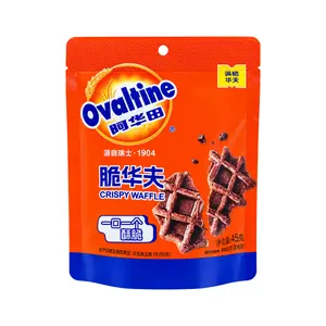 Bánh Tổ Ong Giòn Vị Cacao Lúa Mạch, Crispy Waffle, Malted Cocoa Flavor (45g) - OVALTINE