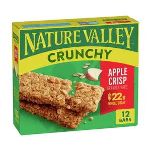Thanh Ngũ Cốc Táo, Crunchy Granola Bars, Apple Crisp, 12 Thanh, 8.94 oz (253g) - NATURE VALLEY