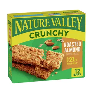 Thanh Ngũ Cốc Hạnh Nhân Rang, Crunchy Granola Bars, Roasted Almond, 12 Thanh, 8.94 oz (253g) - NATURE VALLEY