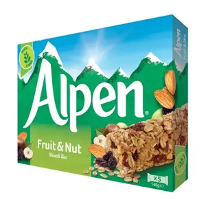 Thanh Ngũ Cốc Hạt & Trái Cây, Fruit & Nut Muesli Bar, 5 Thanh (140g) - ALPEN