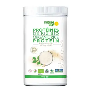 Bột Protein Gạo Hữu Cơ Vị Tự Nhiên, Organic Rice Protein, Natural Velvet (454g) - NATURE ZEN