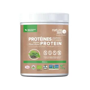 Bột Protein Thực Vật Hữu Cơ Vị Trà Xanh, Organic Plant-Based Protein Powder, Matcha (250g) - NATURE ZEN