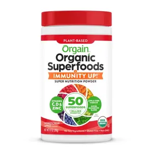 Bột Superfoods Hữu Cơ Vị Táo Tăng Cường Miễn Dịch, Organic Superfoods, Immunity Up, Honeycrisp Apple Flavored, 9.9 oz (280g) - ORGAIN
