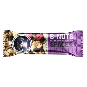 Thanh Năng Lượng Hạt, Quả Mọng & Socola Sữa, Nuts Protein Bar, B-Nuts with Real Milk Chocolate (40g) - SPACE PROTEIN