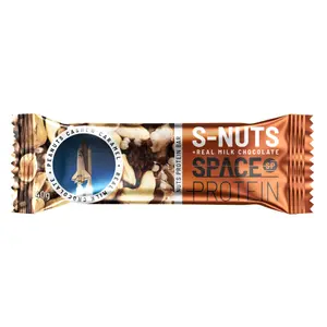 Thanh Năng Lượng Hạt Caramel & Socola Sữa, Nuts Protein Bar, S-Nuts with Real Milk Chocolate (40g) - SPACE PROTEIN