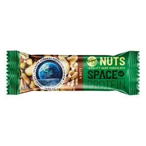 Thanh Năng Lượng 4 Loại Hạt & Socola Đen, 4 Nuts Vegan Bar, Nuts with Real Dark Chocolate (40g) - SPACE PROTEIN