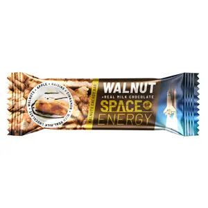 Thanh Năng Lượng Hạt Óc Chó, Táo, Nho, Quế & Socola Sữa, Walnut Energy Bar, Walnut with Real Milk Chocolate, 3 Thanh (120g) - SPACE PROTEIN