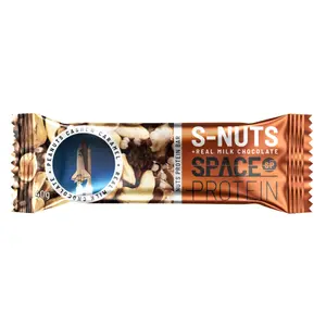 Thanh Năng Lượng Hạt Caramel & Socola Sữa, Nuts Protein Bar, S-Nuts with Real Milk Chocolate, 3 Thanh (120g) - SPACE PROTEIN