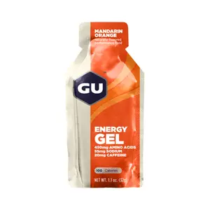 Thực Phẩm Bổ Sung Năng Lượng Hương Cam Quýt, Energy Gel, Mandarin Orange, 20mg Caffeine, 1.1 oz (32g) - GU