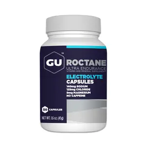 Muối Điện Giải, Roctane Electrolyte Capsules, No Caffeine, 50 Viên, 1.6 oz (45g) - GU