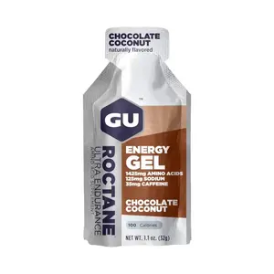 Thực Phẩm Bổ Sung Năng Lượng Hương Socola Dừa, Energy Gel, Chocolate Coconut, 35mg Caffeine, 1.1 oz (32g) - GU